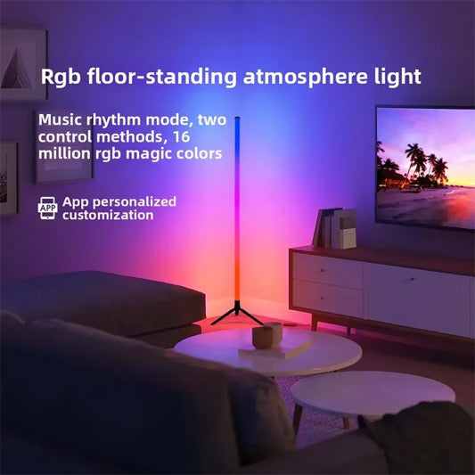 RGB LED Floor Lamp – Modern Corner Light
