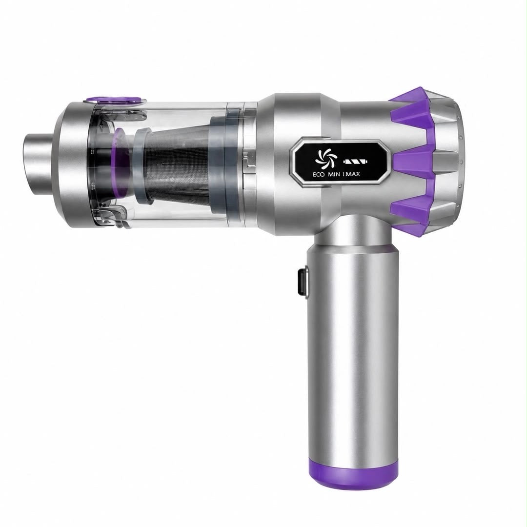 Cordless Handheld Vacuum Cleaner & Air Duster – 2-in-1 Portable Cleaning Tool