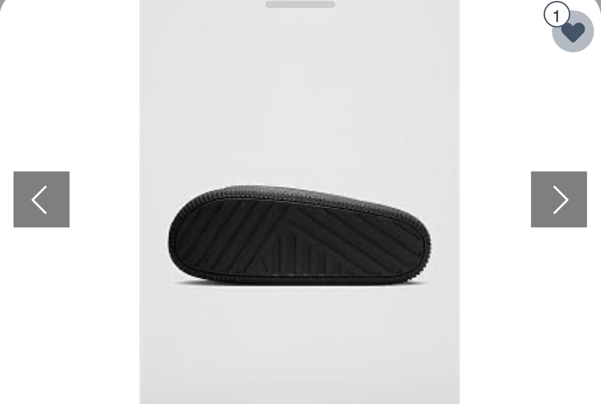 Nike Calm 2.0 Slides - Black/Black
Size 7 men 7 women