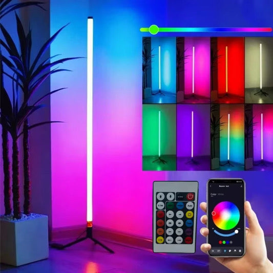 RGB LED Floor Lamp – Modern Corner Light