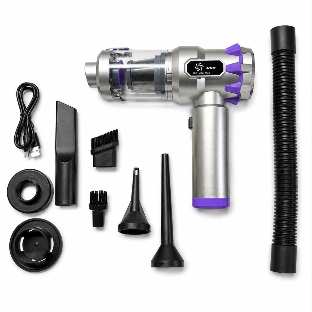 Cordless Handheld Vacuum Cleaner & Air Duster – 2-in-1 Portable Cleaning Tool