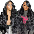 13×4 HD Lace Glueless Body Wave Wig – 100% Human Hair, 24 Inches, 180% Density, Pre-Plucked, Ready to Wear