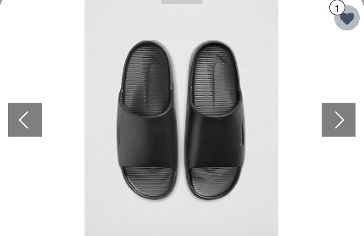 Nike Calm 2.0 Slides - Black/Black
Size 7 men 7 women