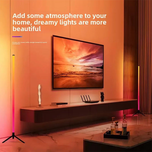 RGB LED Floor Lamp – Modern Corner Light