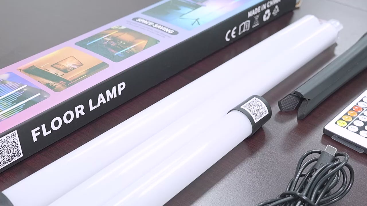 RGB LED Floor Lamp – Modern Corner Light